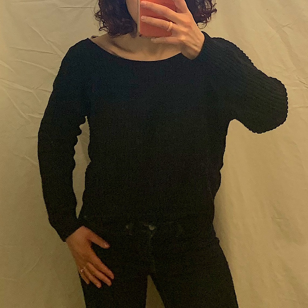 ROXY Knot Knit Cropped Sweater